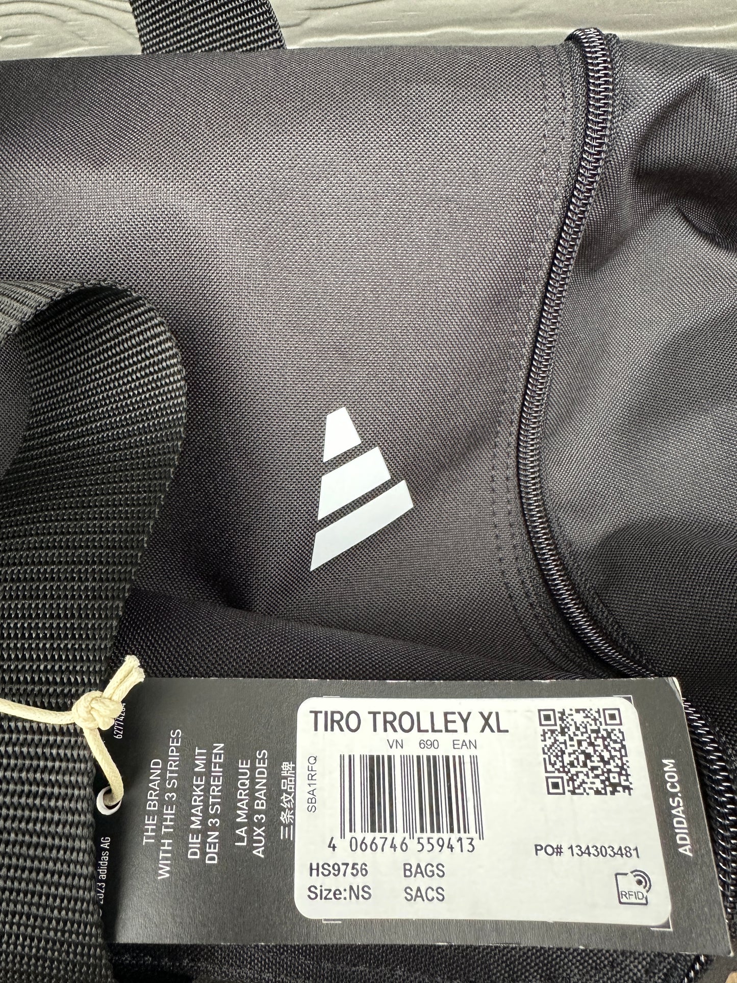 Tiro Trolley Gr. XL Schwarz Adidas