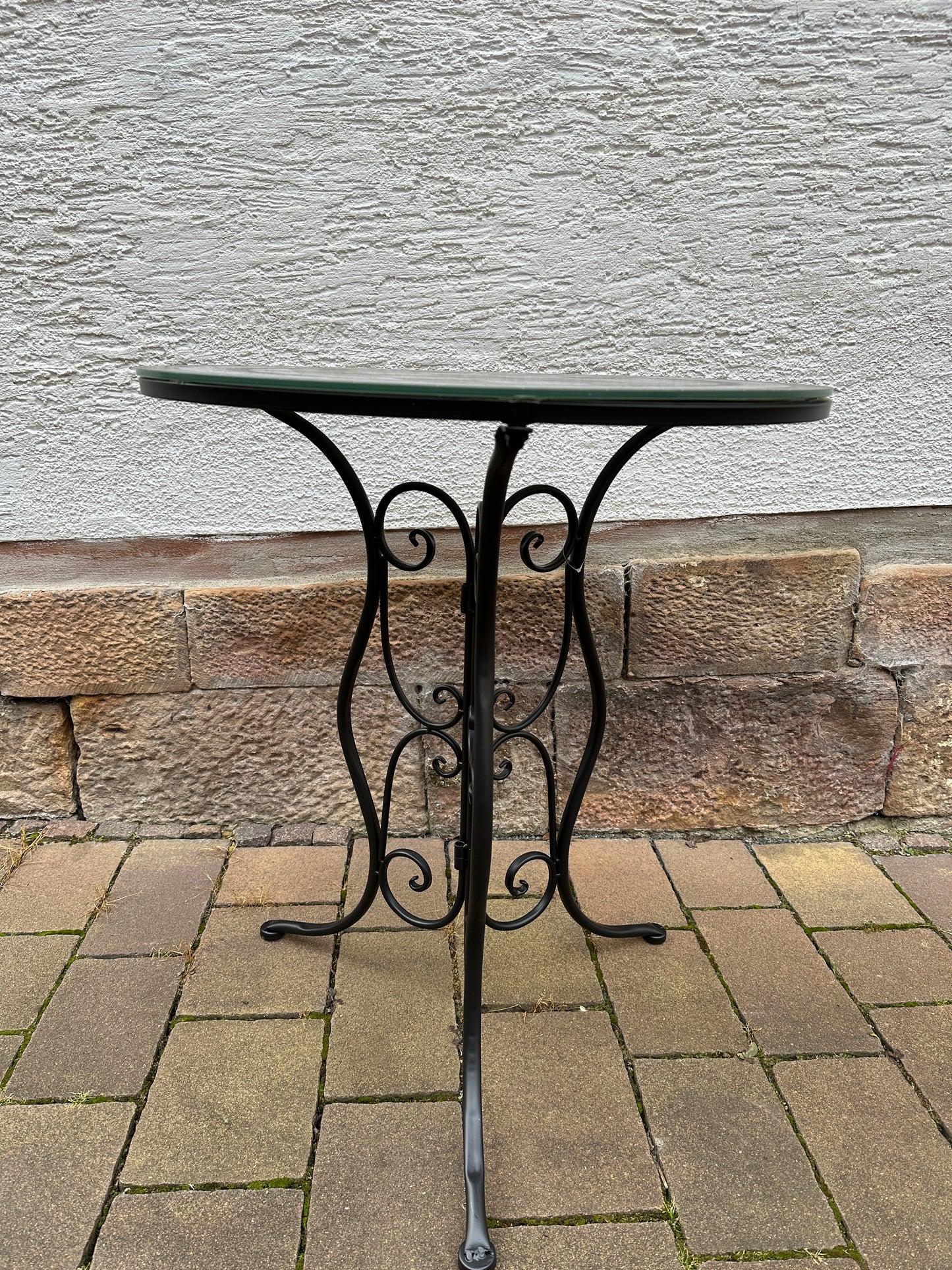 Gartentisch aus Glas Locker