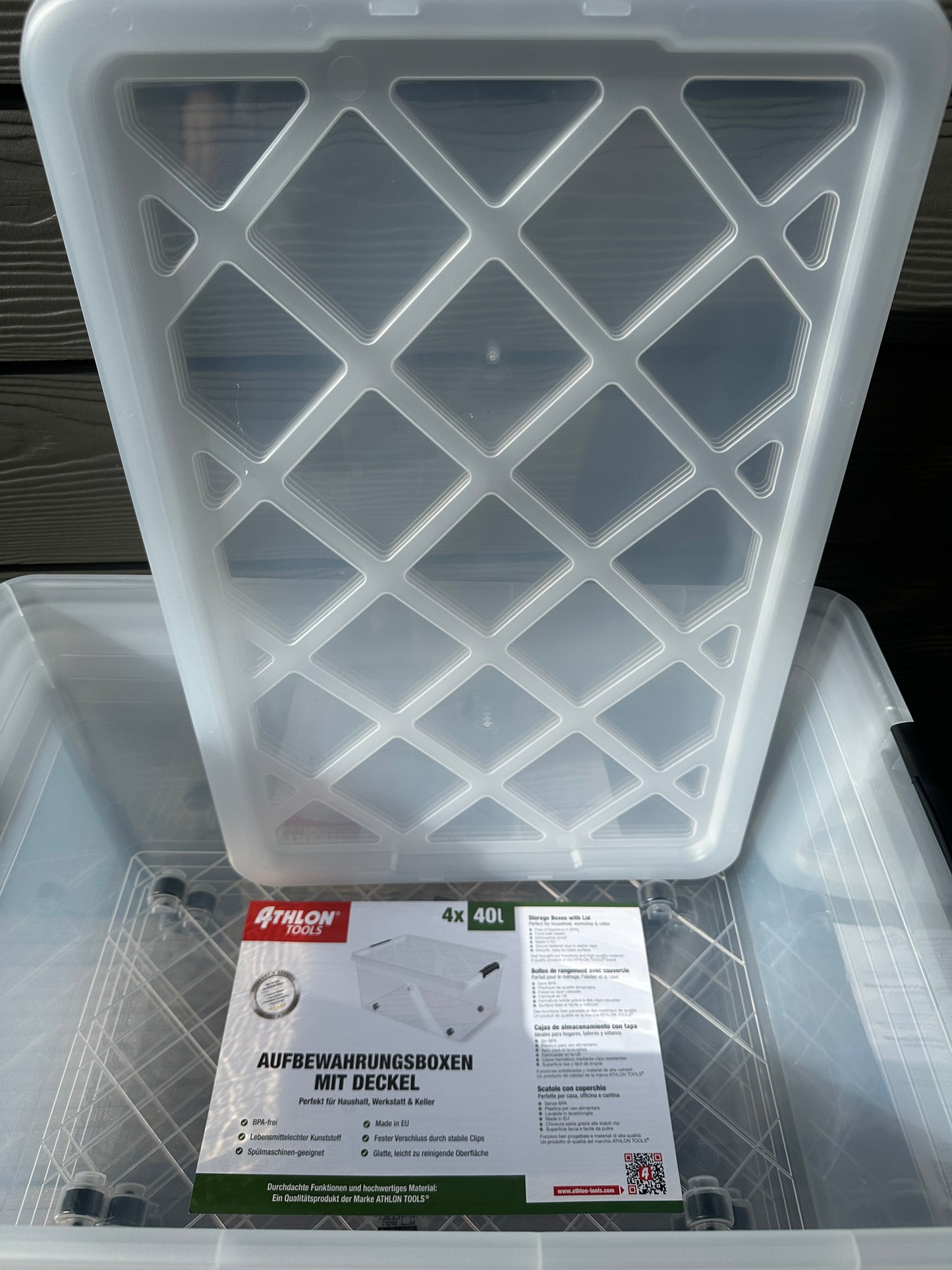 Aufbewahrungsboxen 4 Stück Athlon