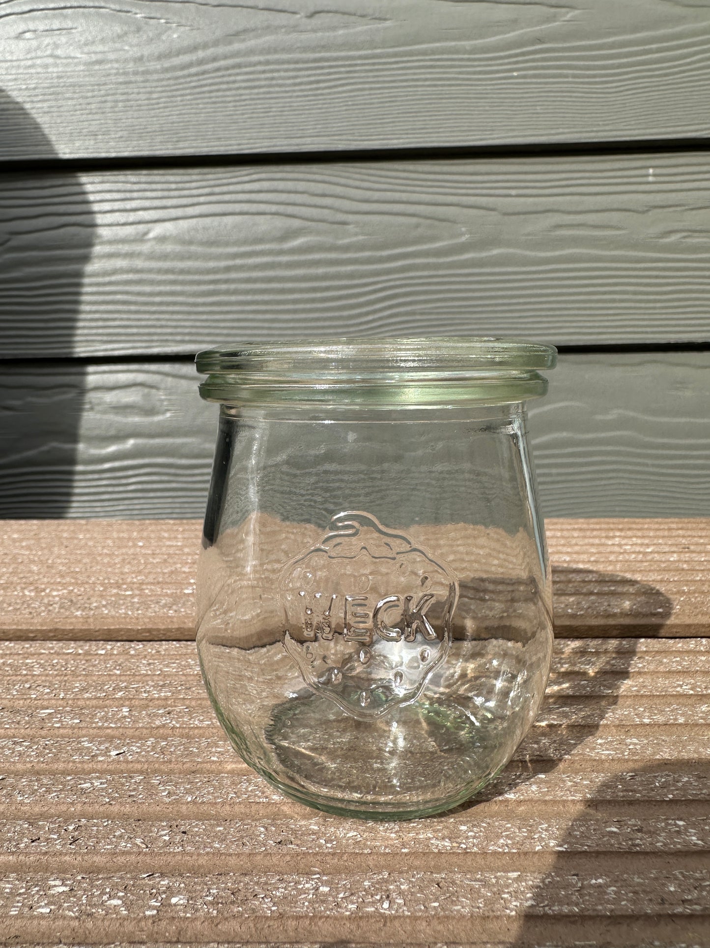 220ml Tulpenglas mit Glasdeckel WECK RR60 / 6 Stück