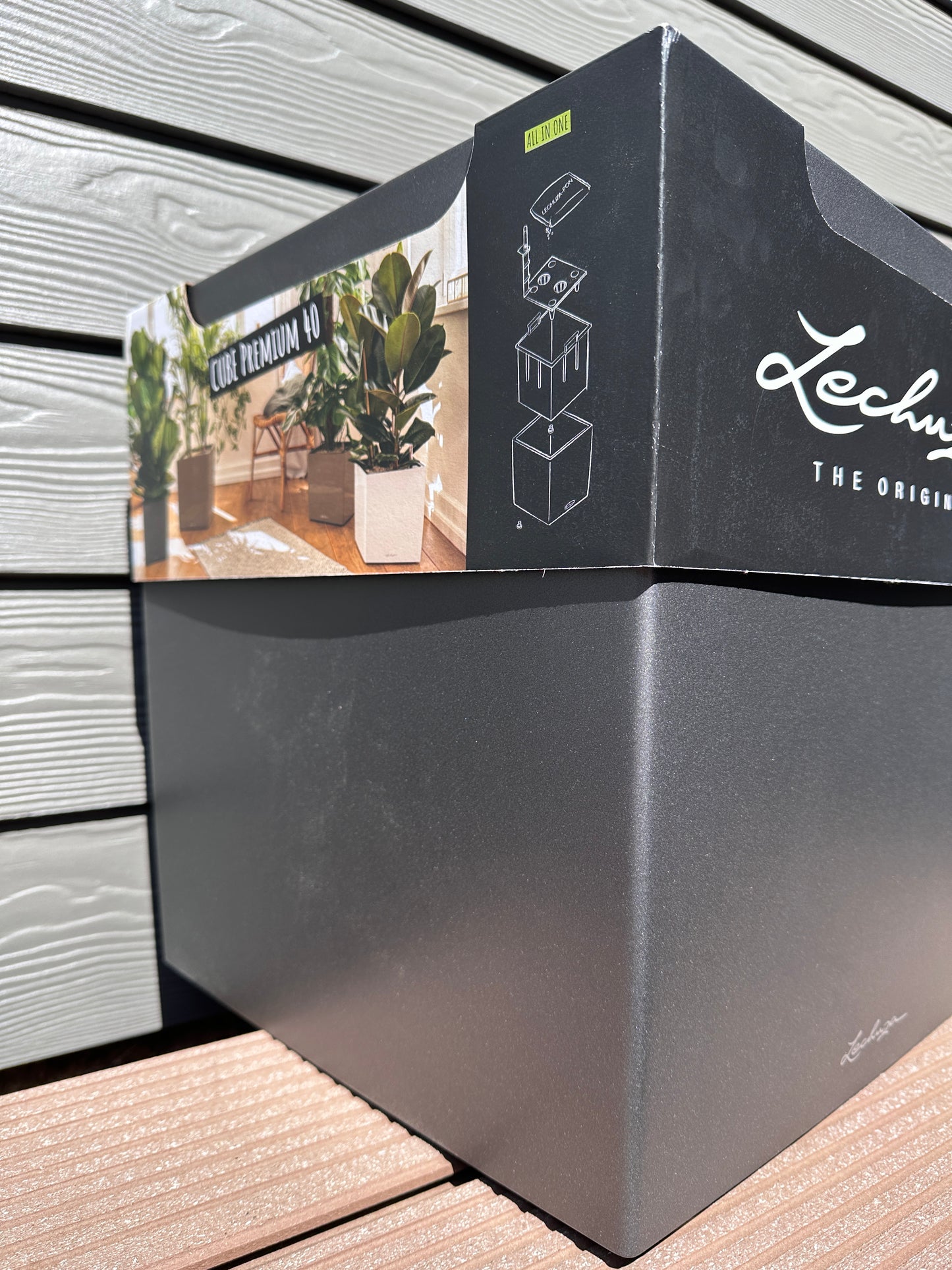 Lechuza CUBE Color Pflanzgefäß Aqua