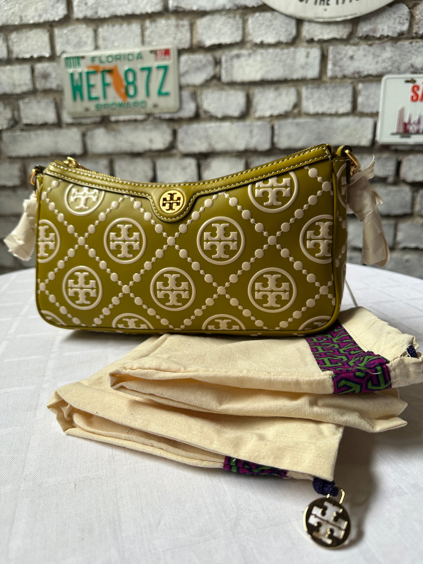 Tory Burch Island Palm Handtasche