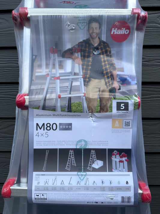 Hailo M80 4x5 Sicherheitsleiter