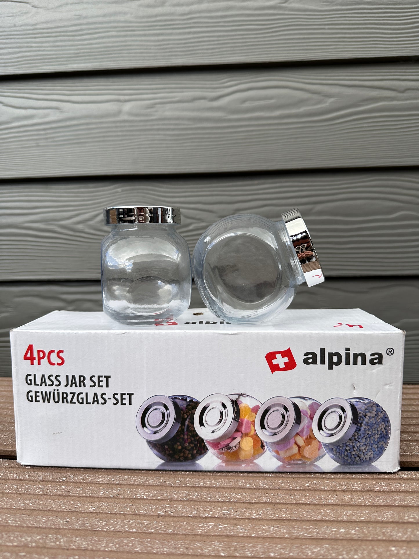 Gewürzglas-Set 4 Stück Alpina