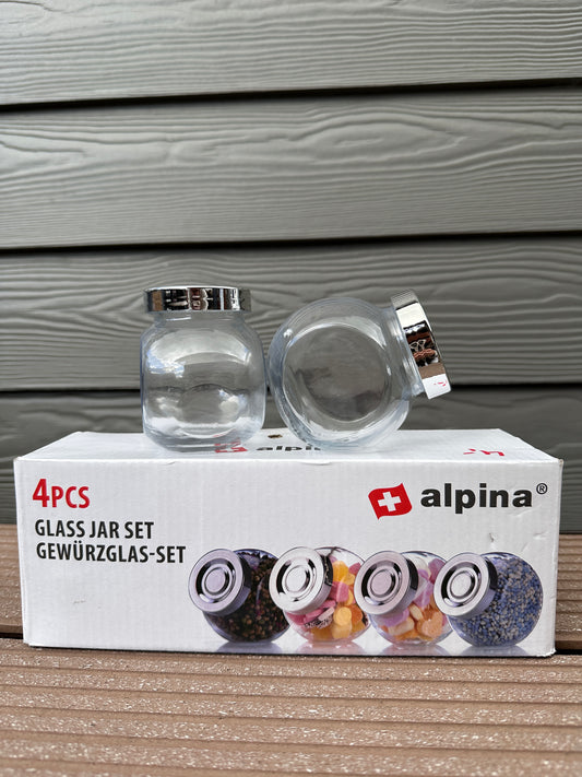 Gewürzglas-Set 4 Stück Alpina