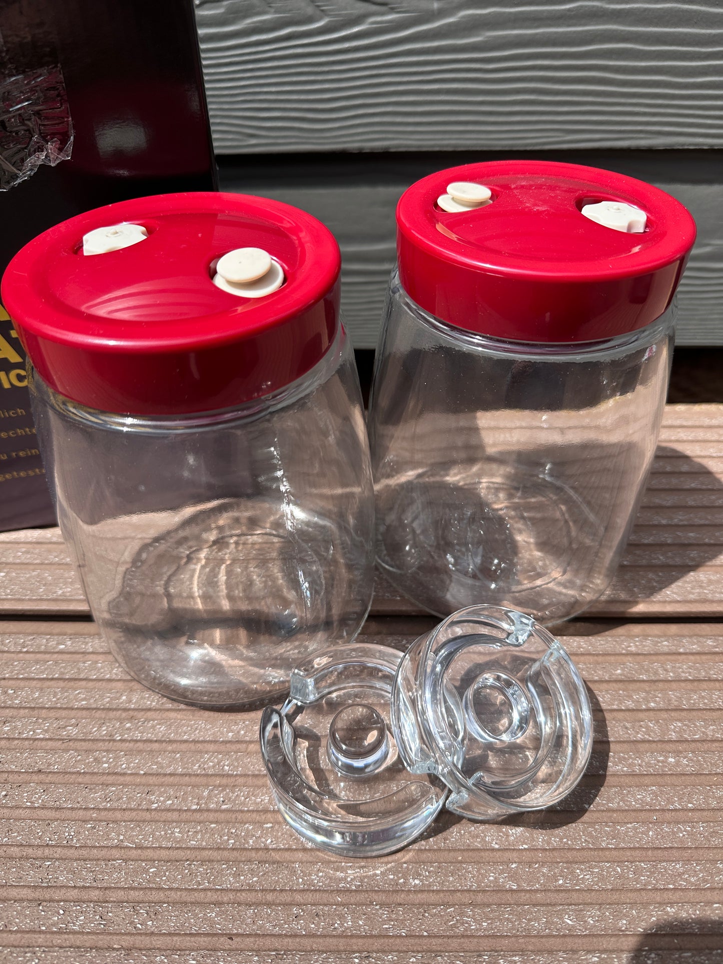Fermentiergläser 2er Set - Starter-Set mit Gewichten Green Seeds