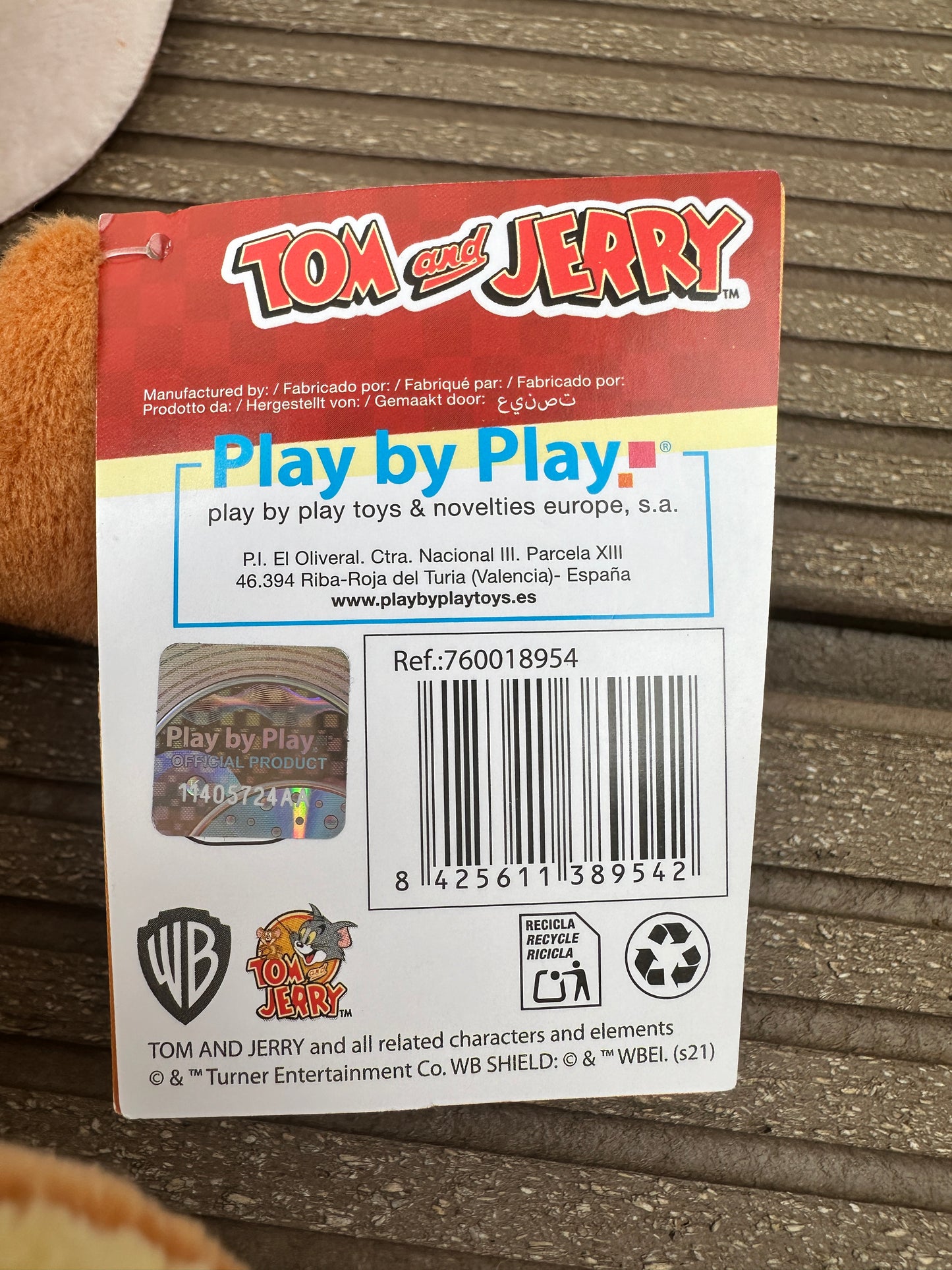 Plüschfigur Tom und Jerry