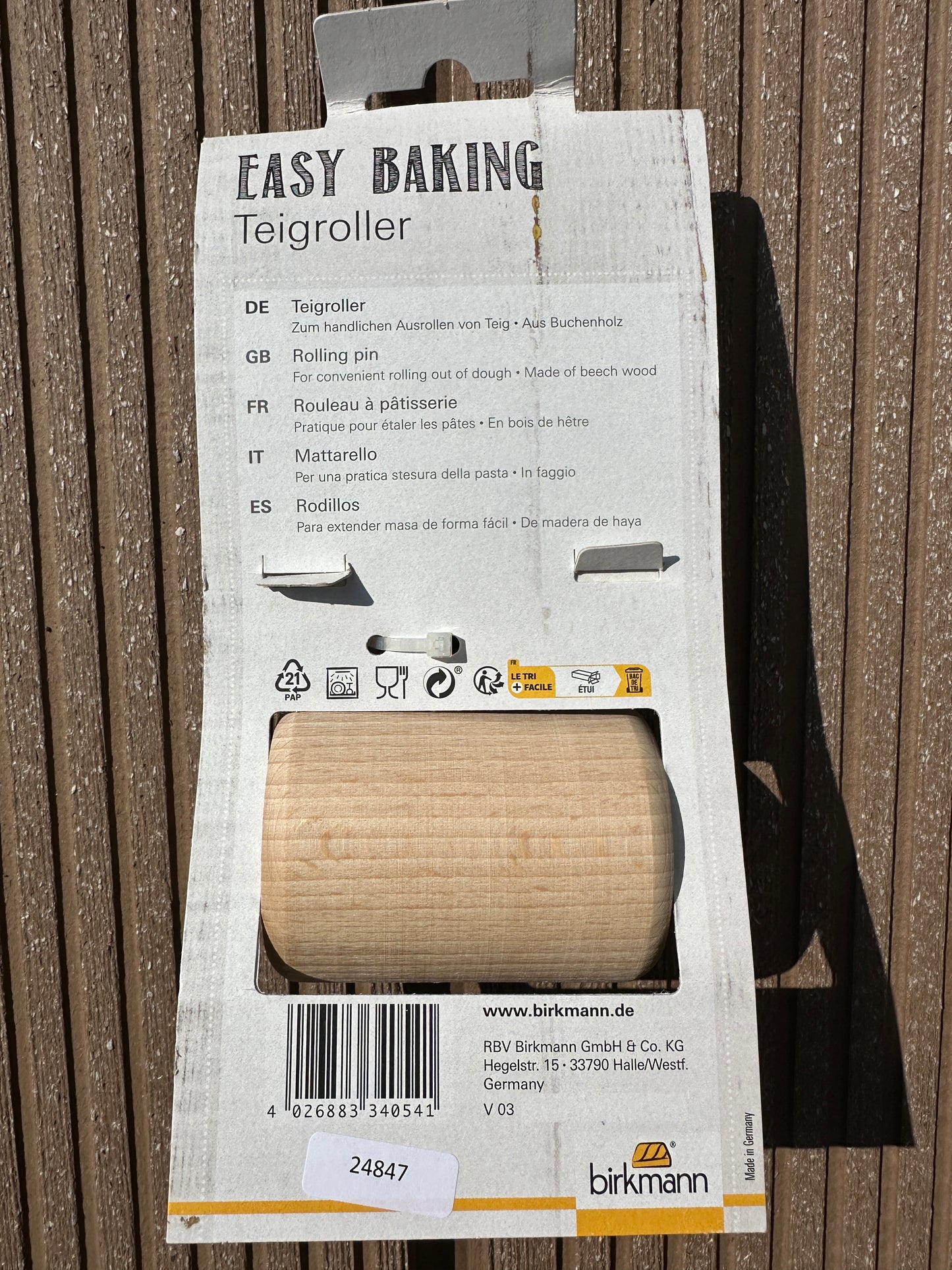 Teigroller Easy Baking