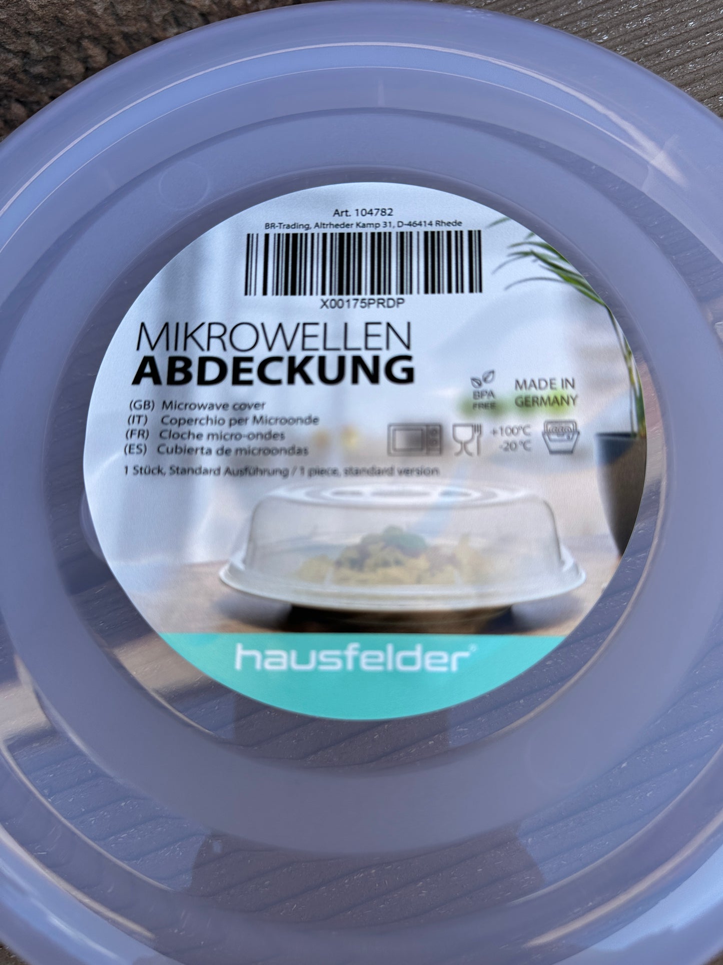 Mikrowellen Abdeckung Hausfelder