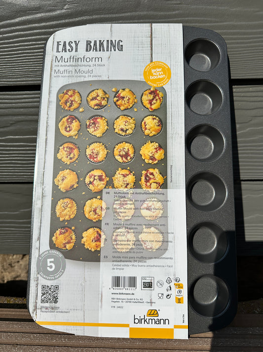 Mini-Muffinform 24 Stück Easy Baking