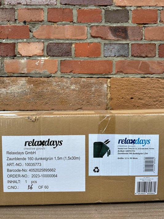 Zaunblende Relaxdays 1,5 x 30 m
