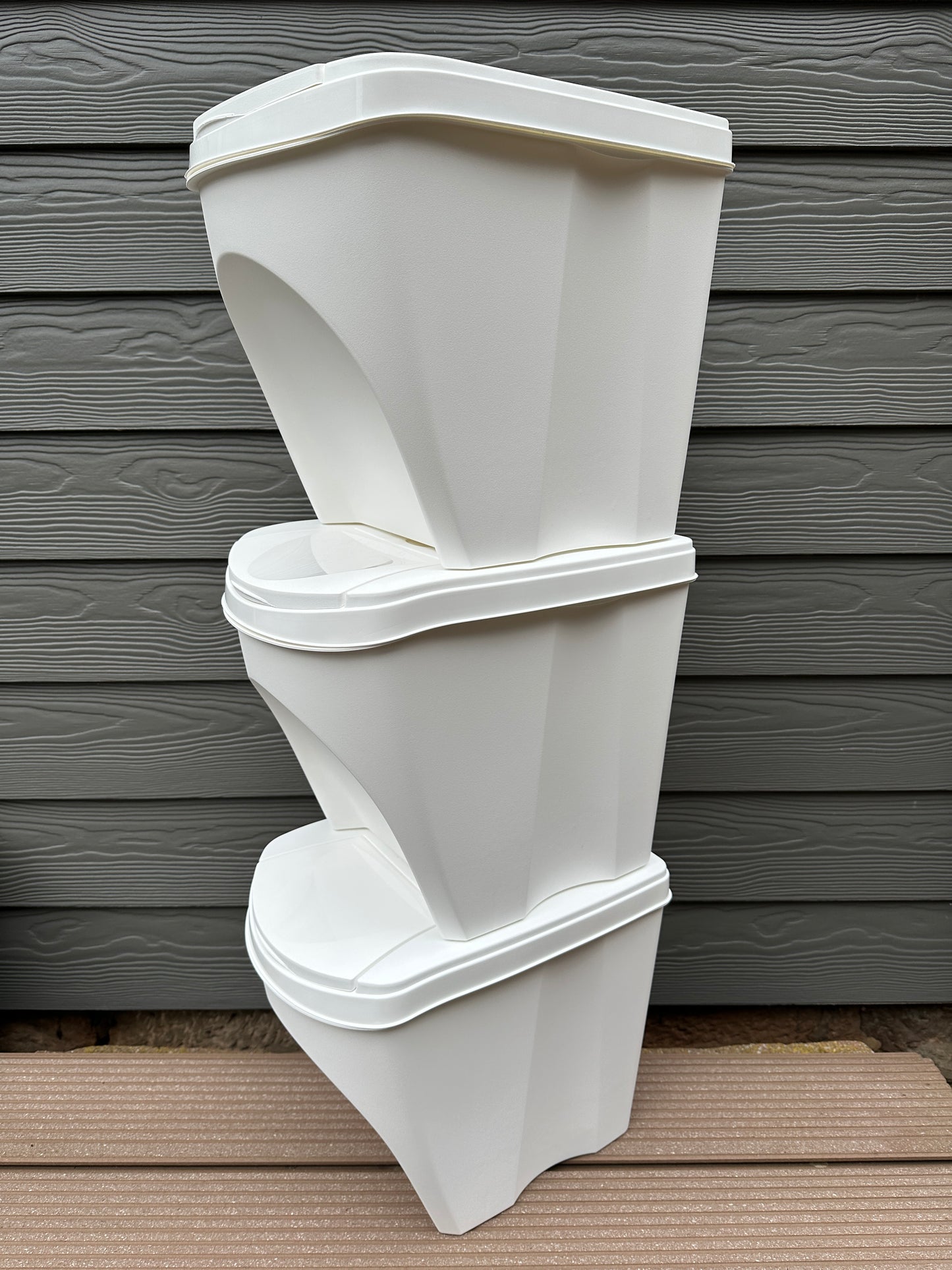 Sortibox XL - 3er Set Mülleimer mit jeweils 35 Liter