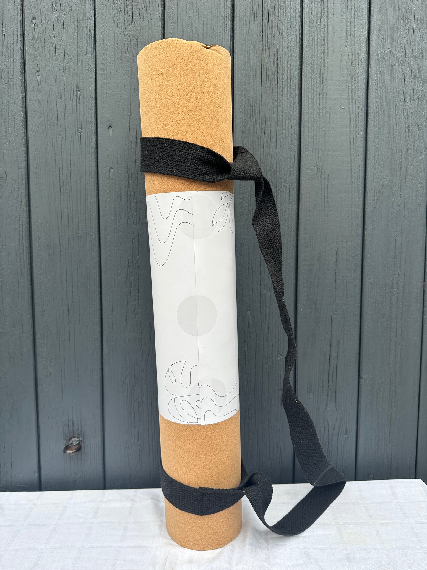 Yogamatte ecoroyal mit Kork 183x61x0,4cm