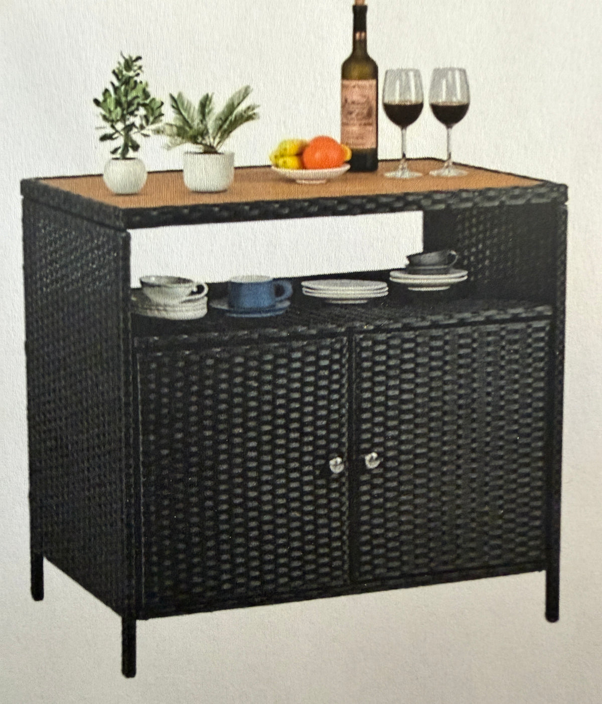 Sideboard Rattan Hausprofi