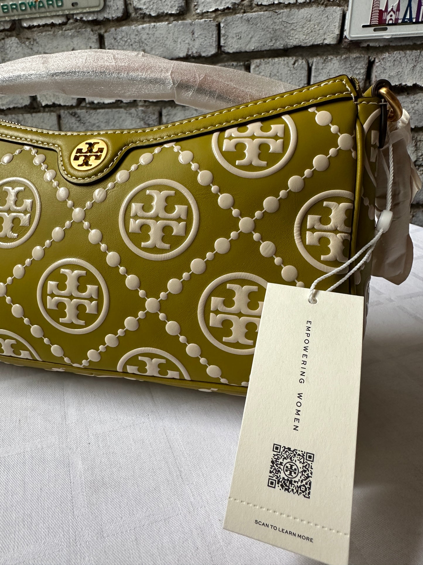 Tory Burch Island Palm Handtasche