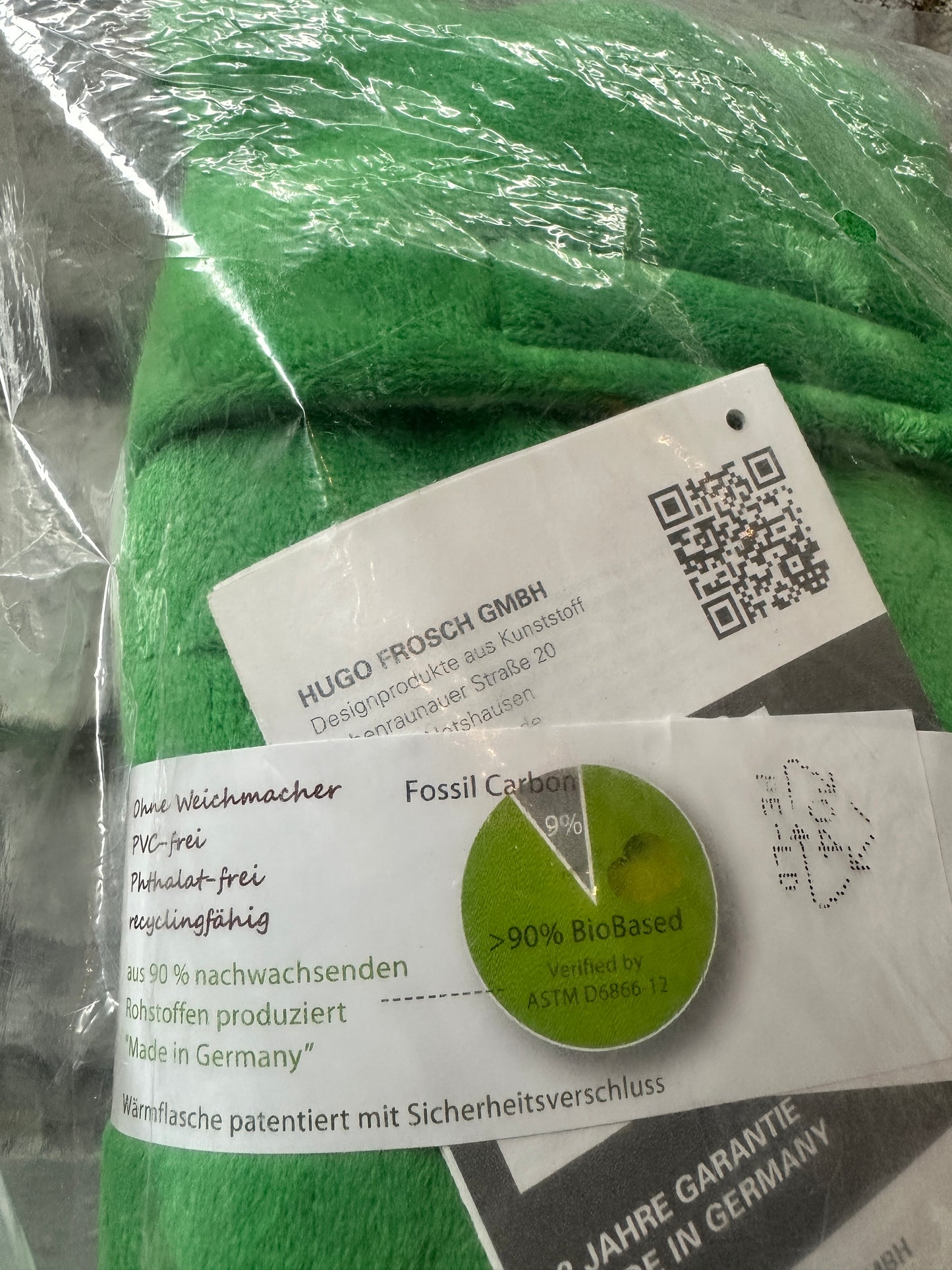 Wärmflasche Öko Frosch