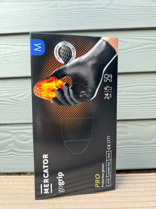 Nitrilhandschuhe Mercator GOGRIP Black