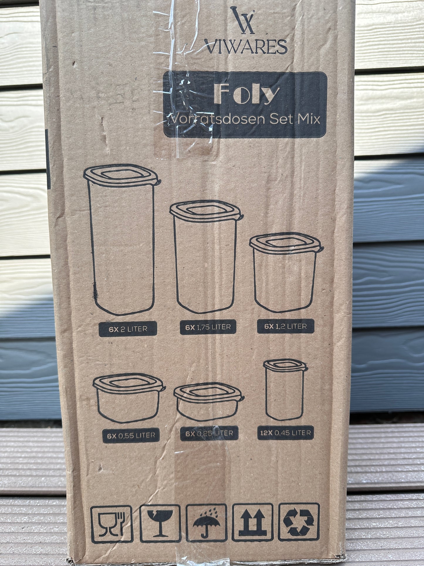 Vorratsdosen Floy Viwares 42 Stück