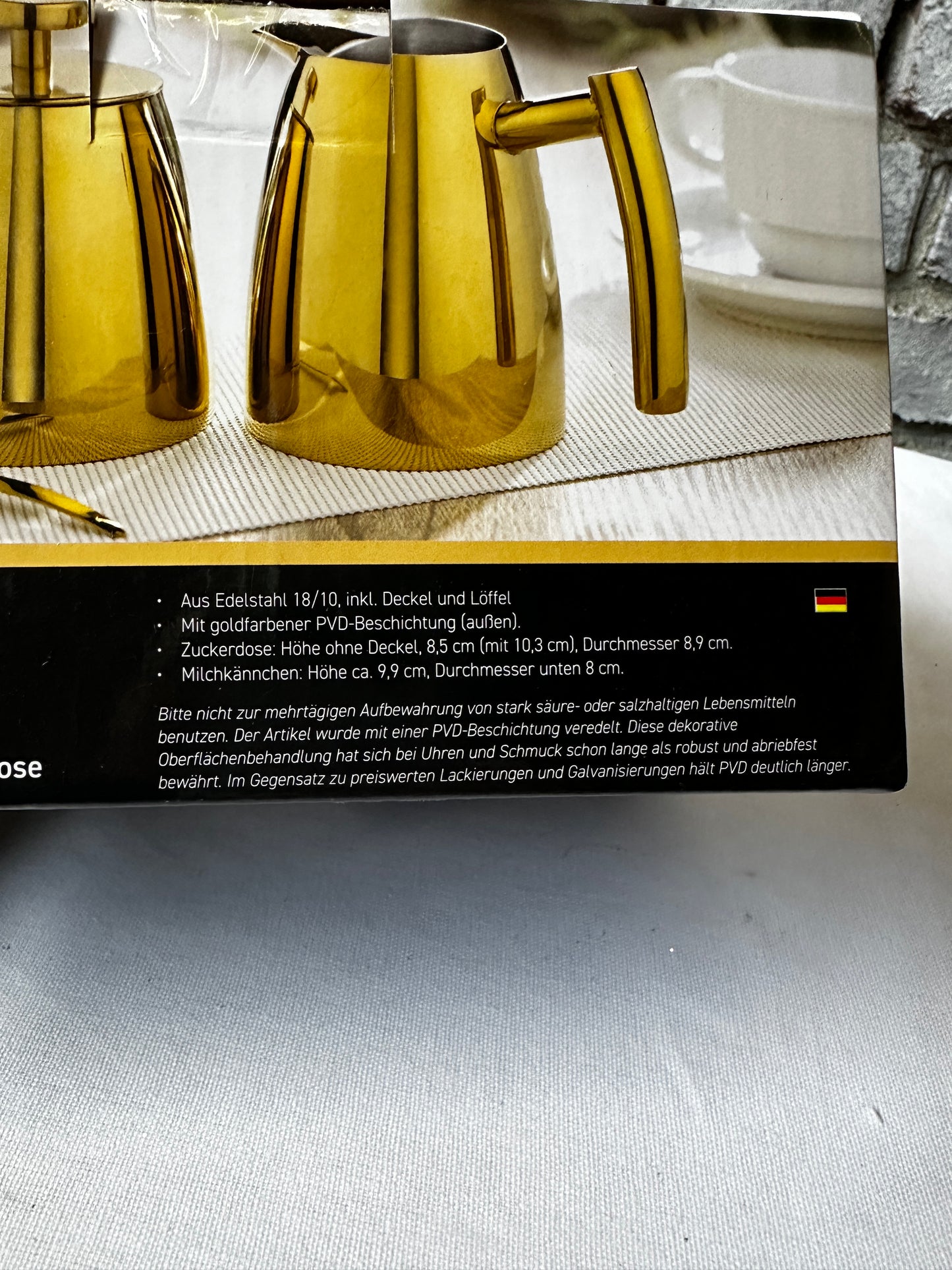 Milchkännchen und Zuckerdose Esmeyer