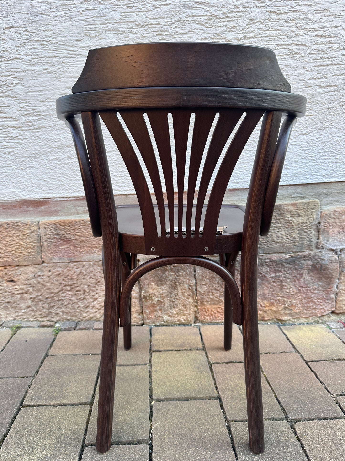 Thon Bentwood Sessel Fächer altbraun Café