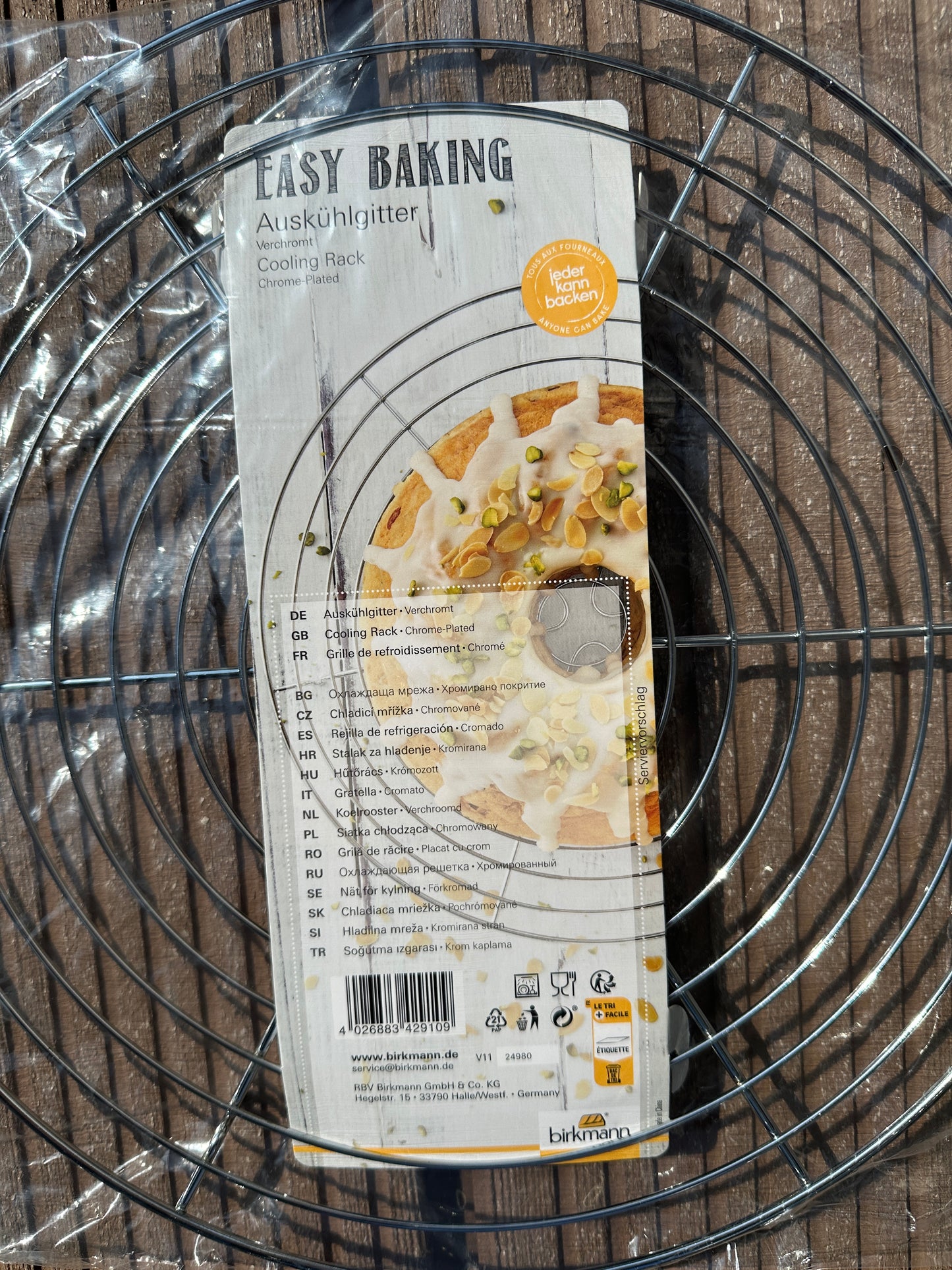 Auskühlgitter Easy Baking