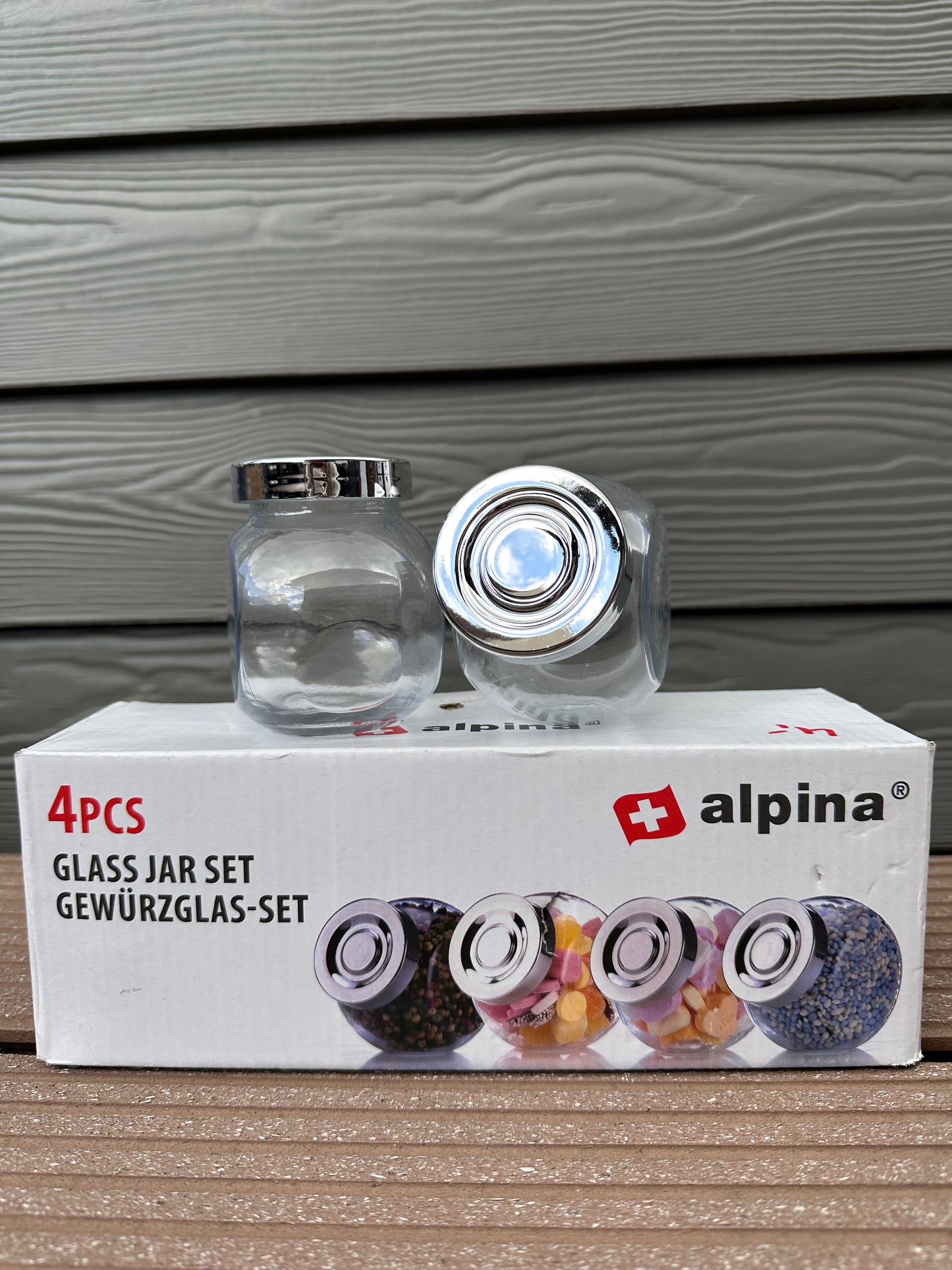 Gewürzglas-Set 4 Stück Alpina