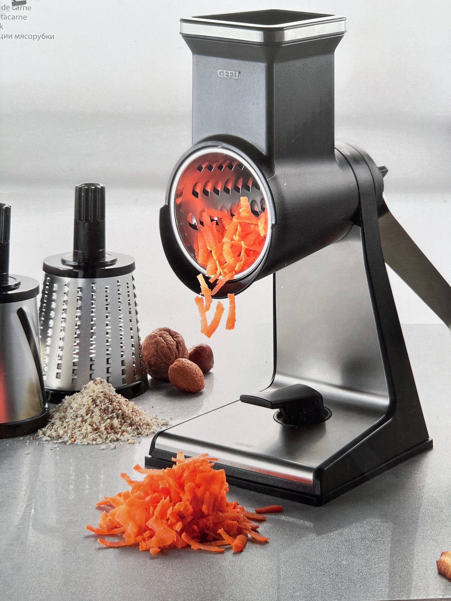 Trommelreibe-Fleischwolfvorsatt Gefu 10-teilig