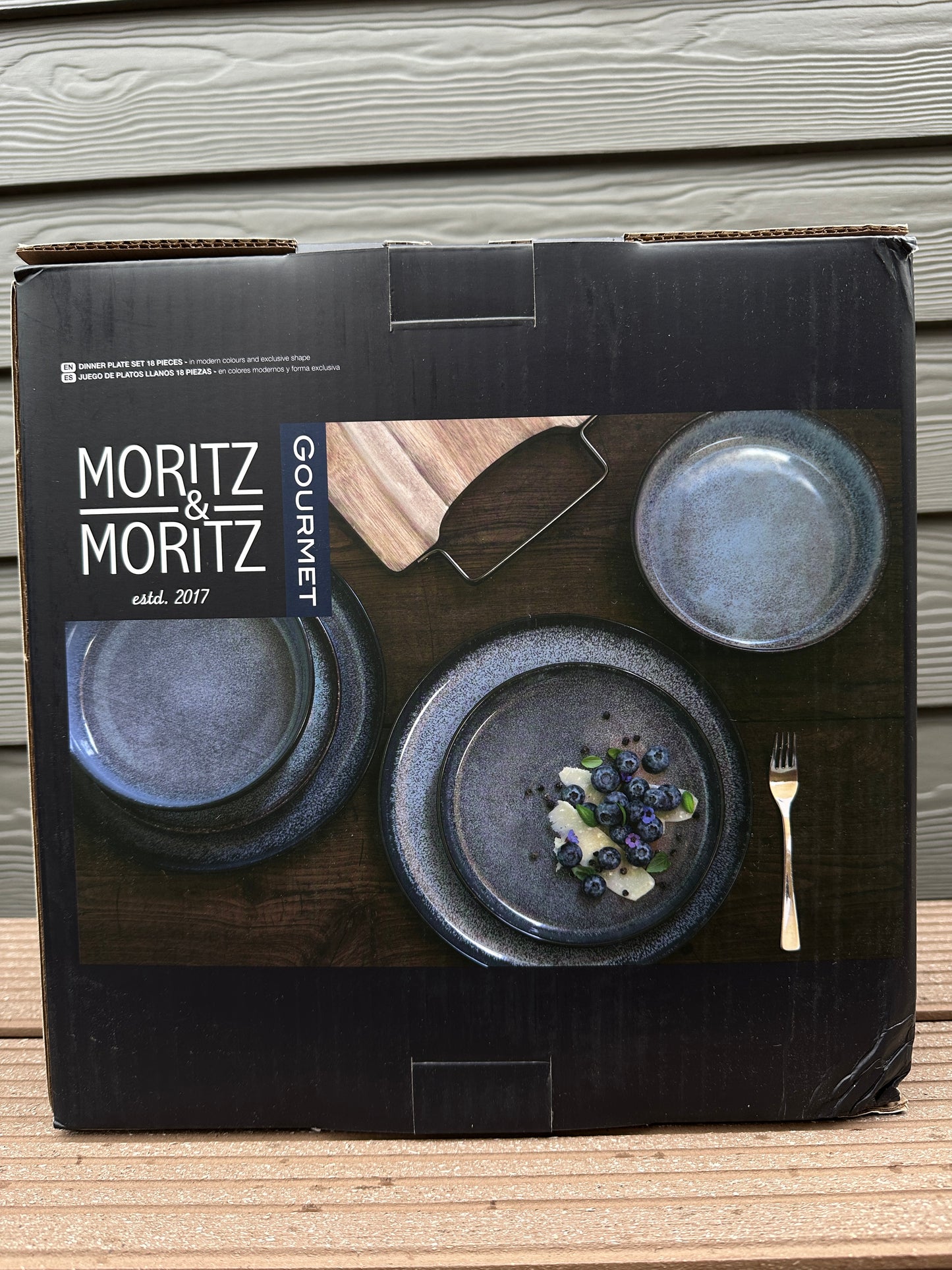 Geschirrset Moritz & Moritz Vida Blau 18-tlg.