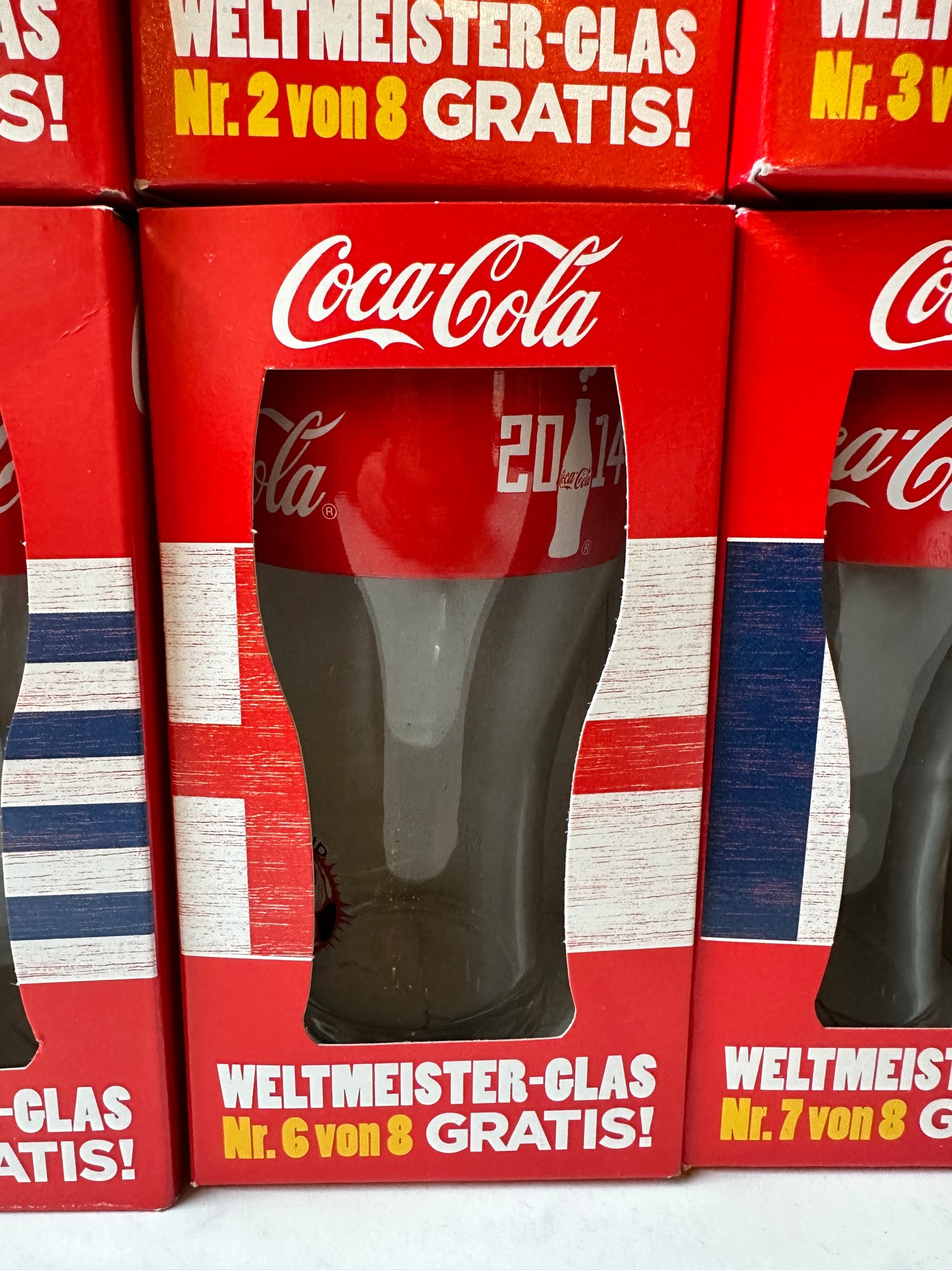 Coca Cola Gläser FIFA World Cup Brazil