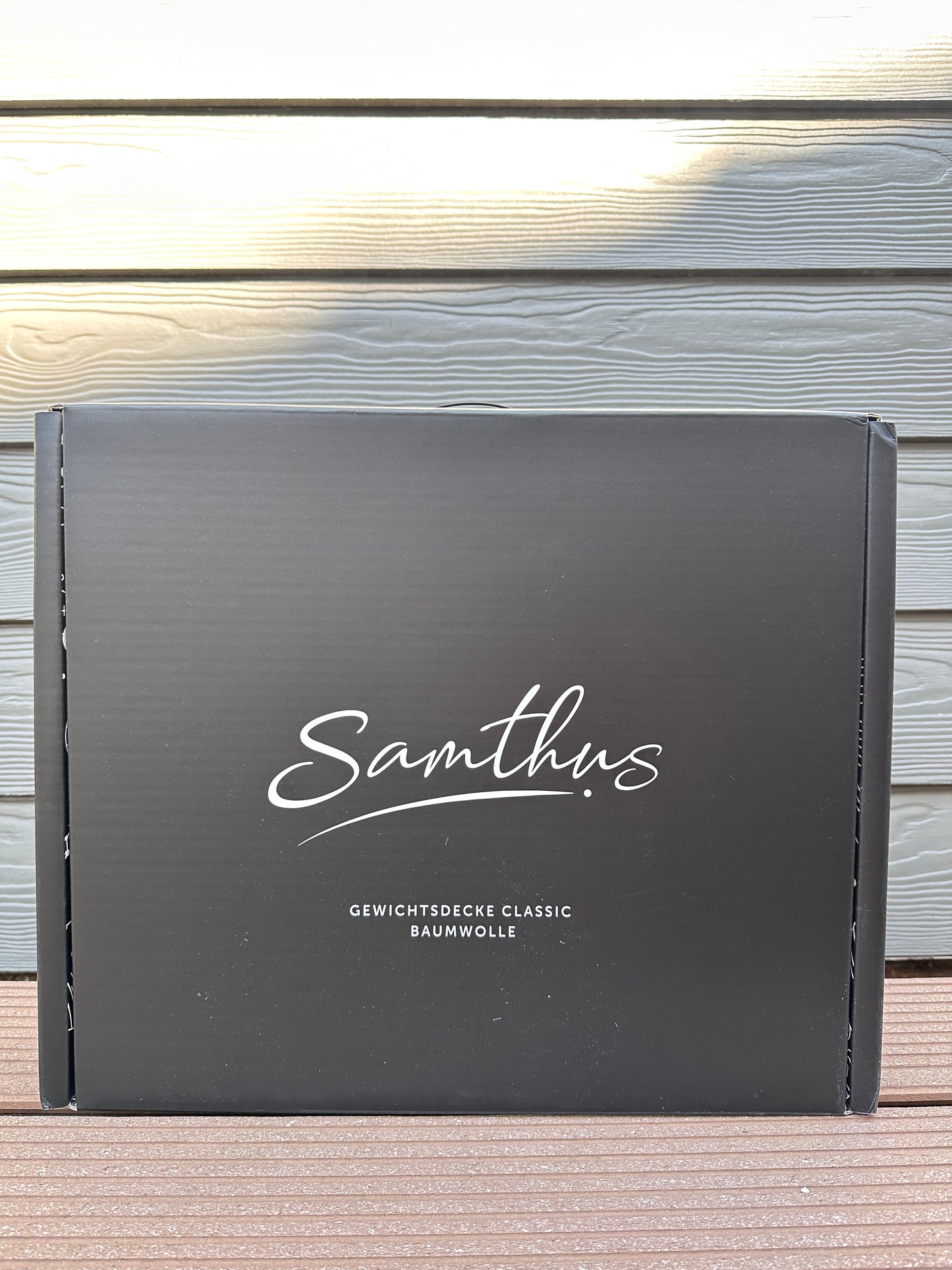 Gewichtsdecke Baumwolle Samthus / 7kg 135x200cm