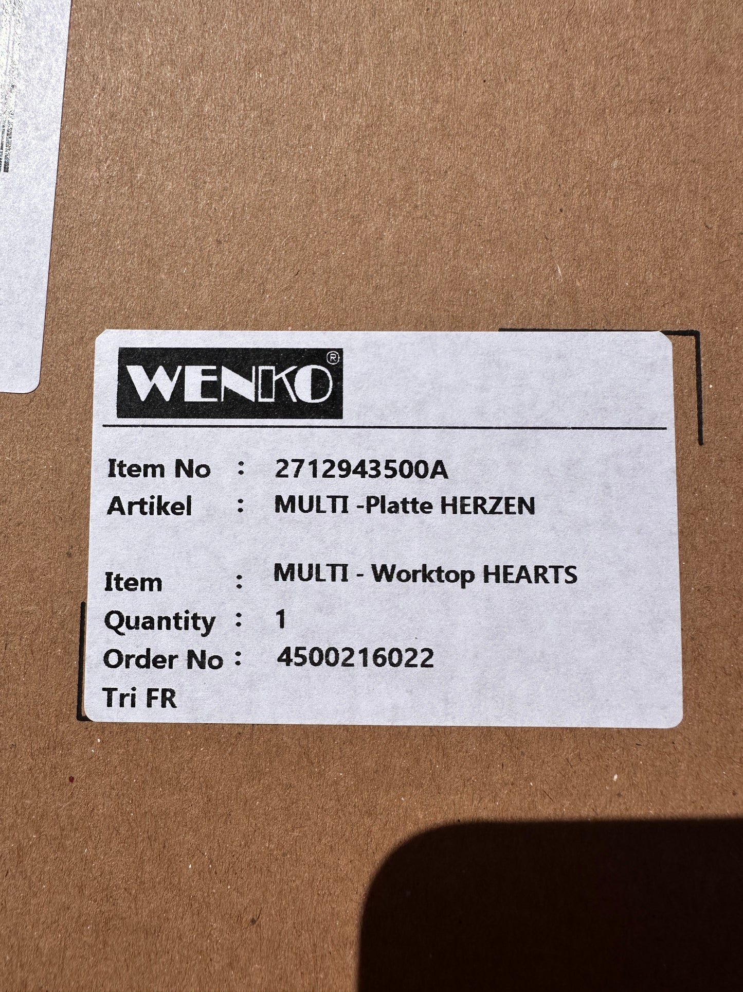 WENKO Multi-Platte Herzen, Herdherdabdeckplatte