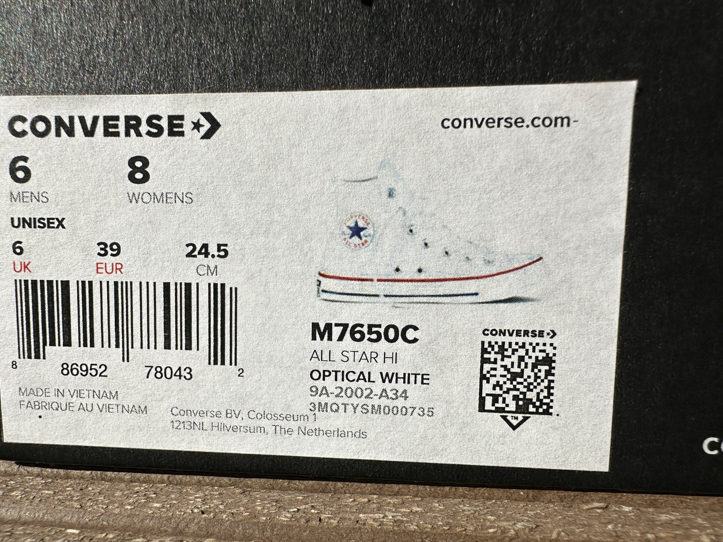 Converse Sneaker hoch