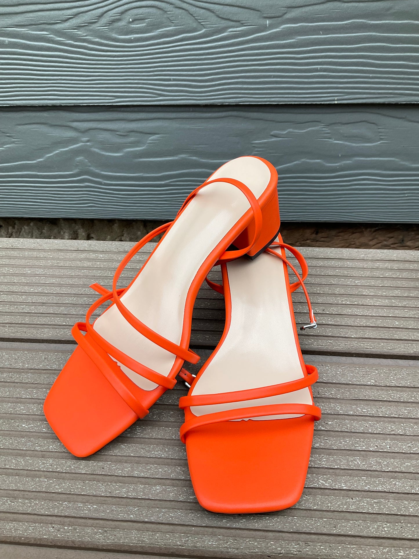 Sandalen in orange