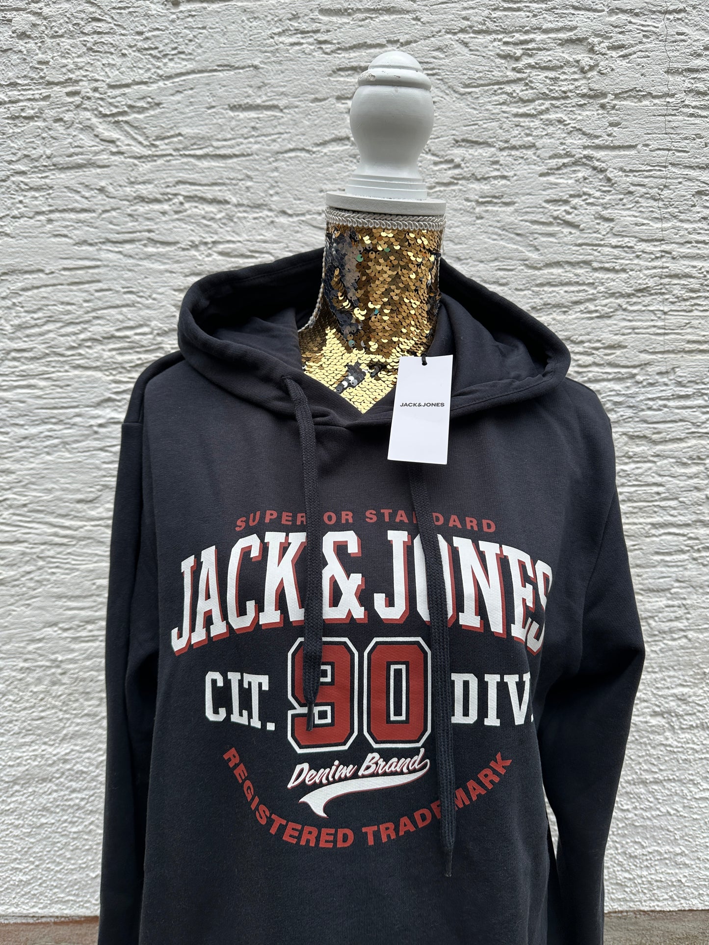 JACK & JONES Sweatshirt in Navy