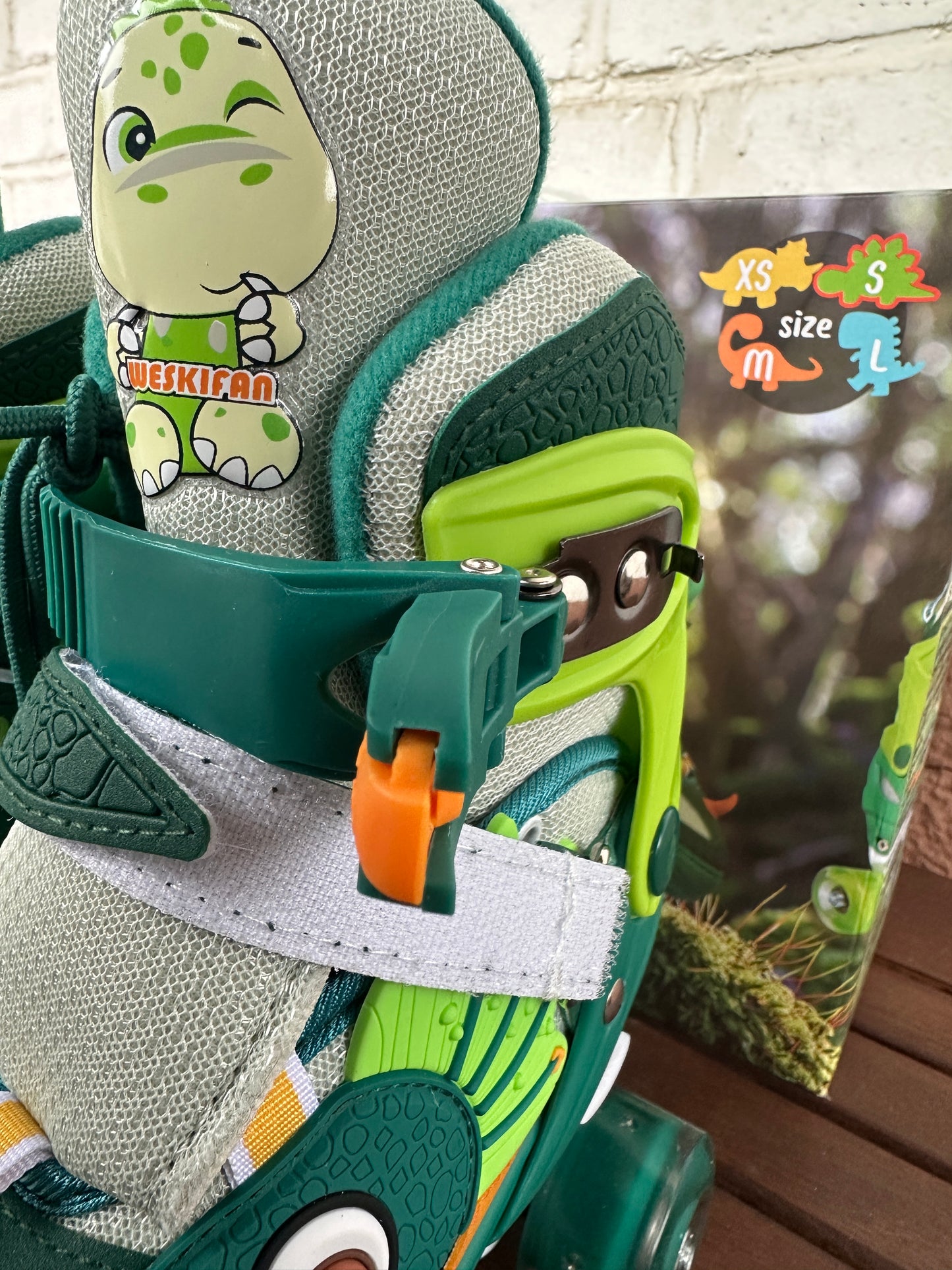Kinder Dinosaurier Rollschuhe Weskifan