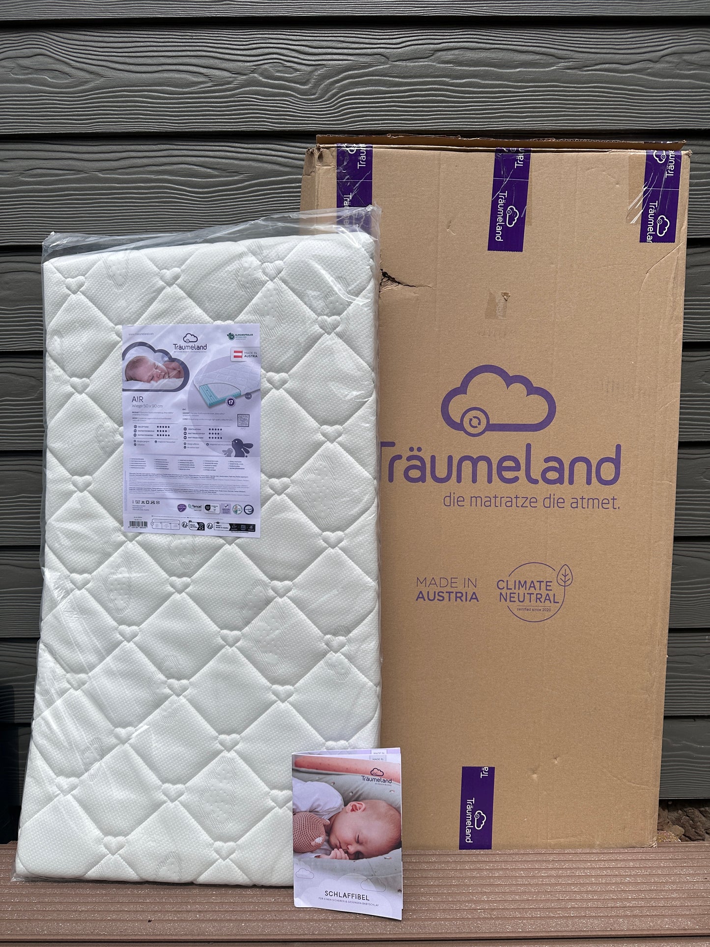 Matratze für Wiege Air Träumeland 50x90 cm
