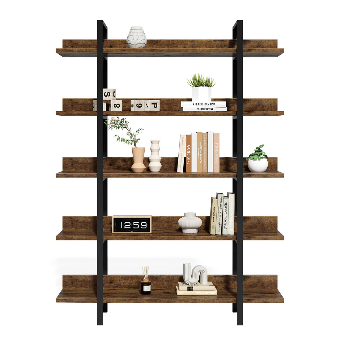 Tribesigns 5-stöckiges Bücherregal