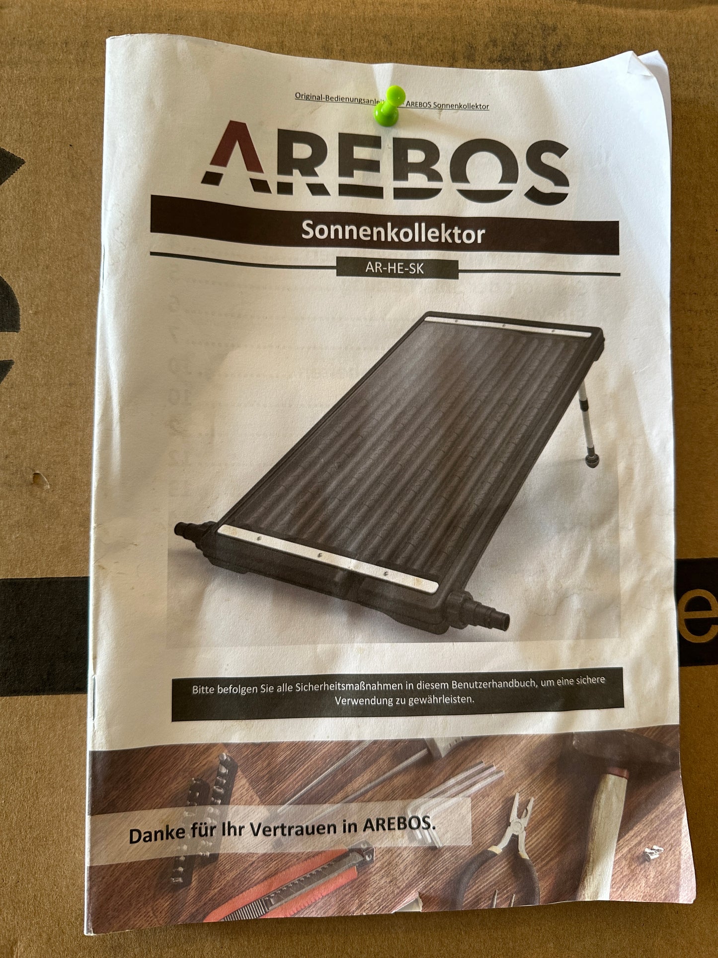 Solarkollektor Poolheizung AR-HE-SK Arebos