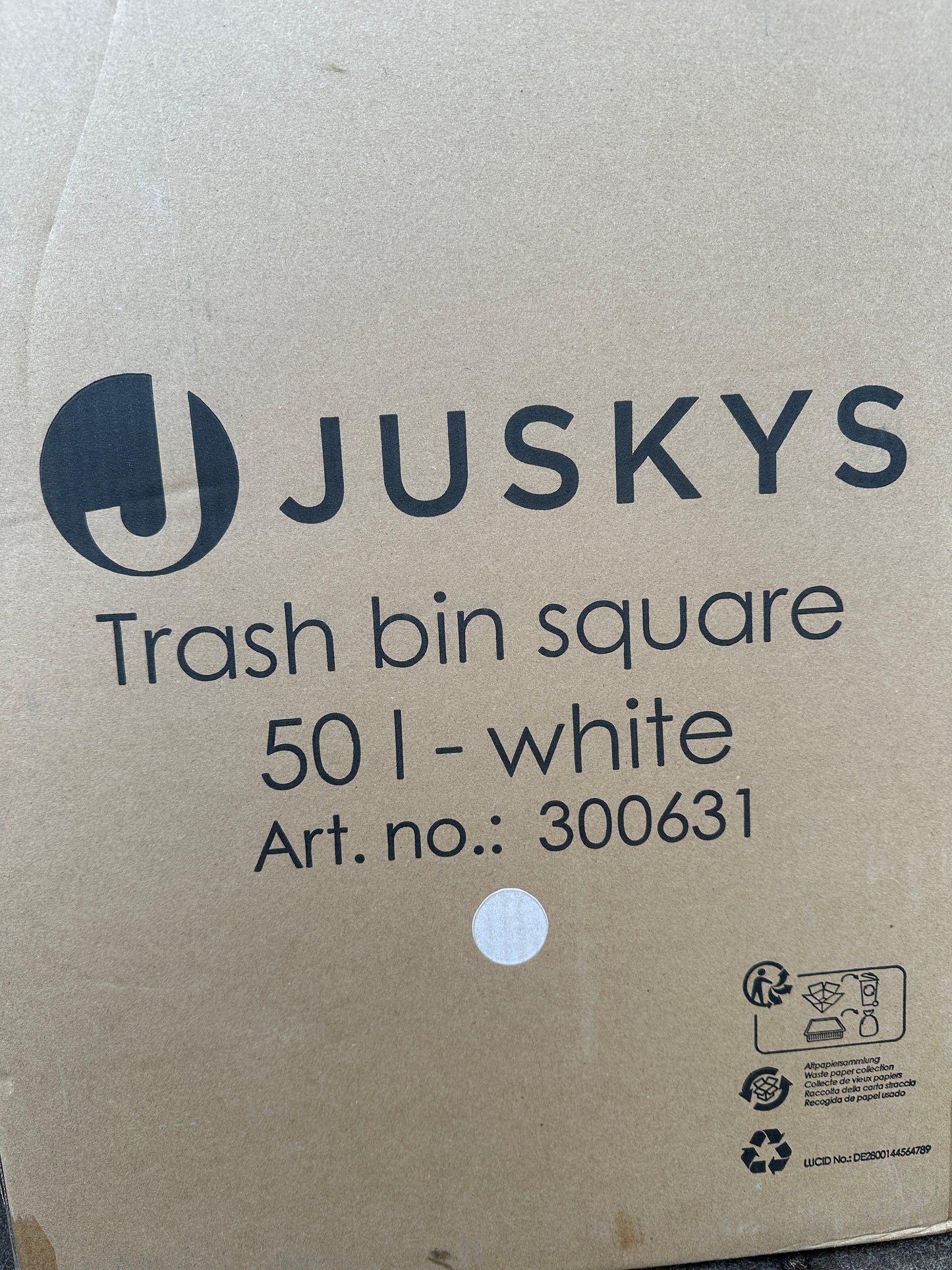 Mülleimer mit Sensor Juskys 50 Liter