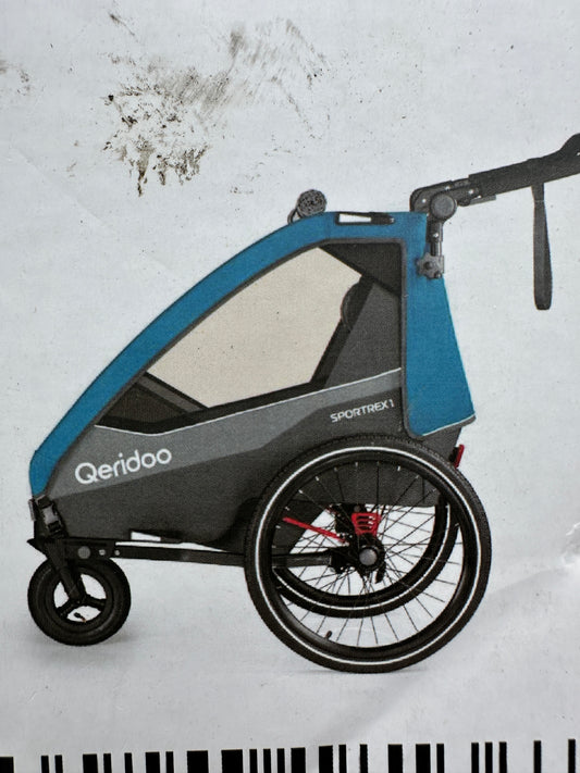 Fahrradanhänger Ocean Blue Qeridoo