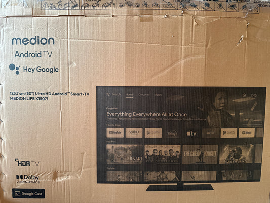 Medion Life X15071 Ultra HD Android 50 Zoll