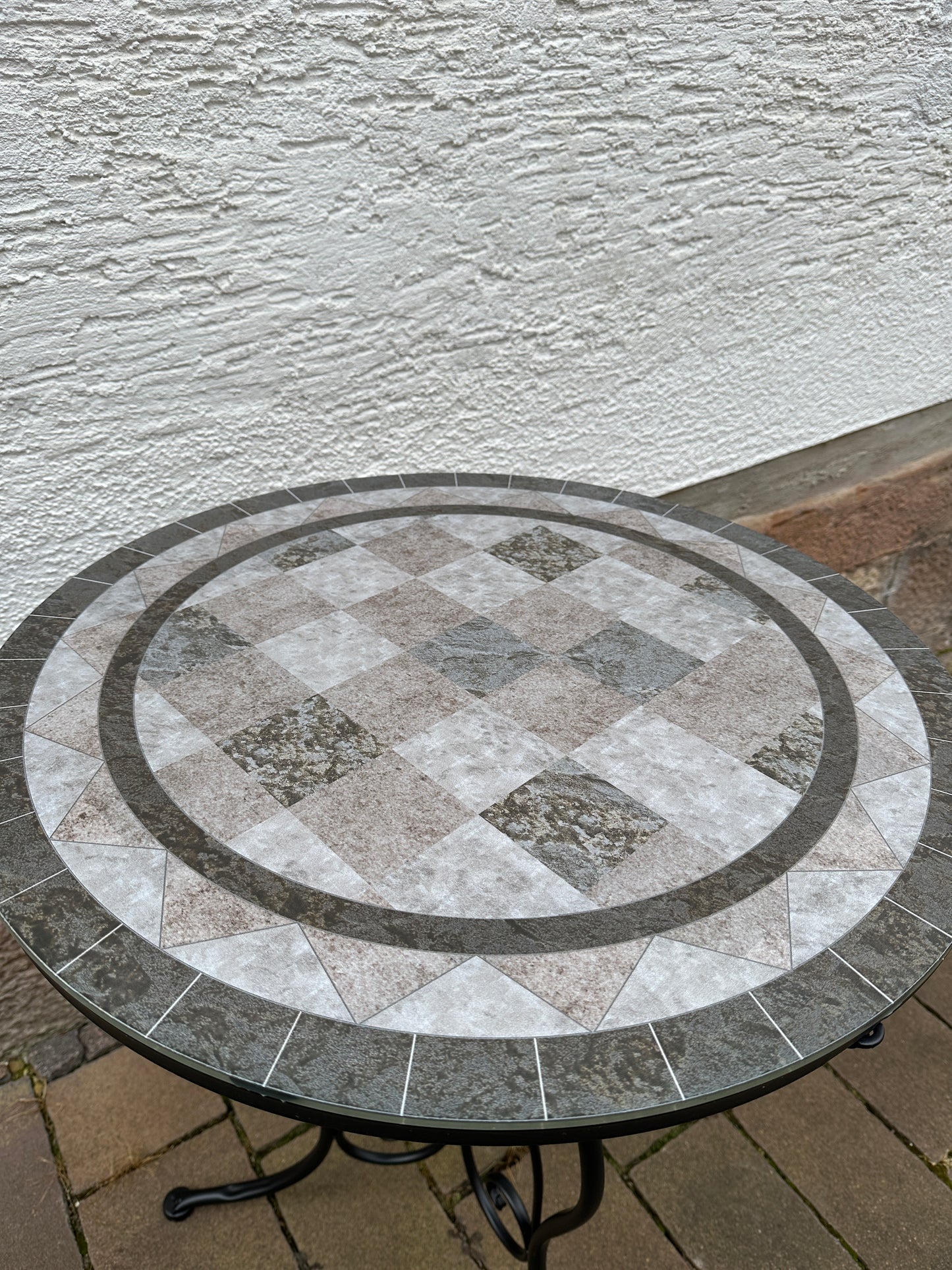 Gartentisch aus Glas Locker