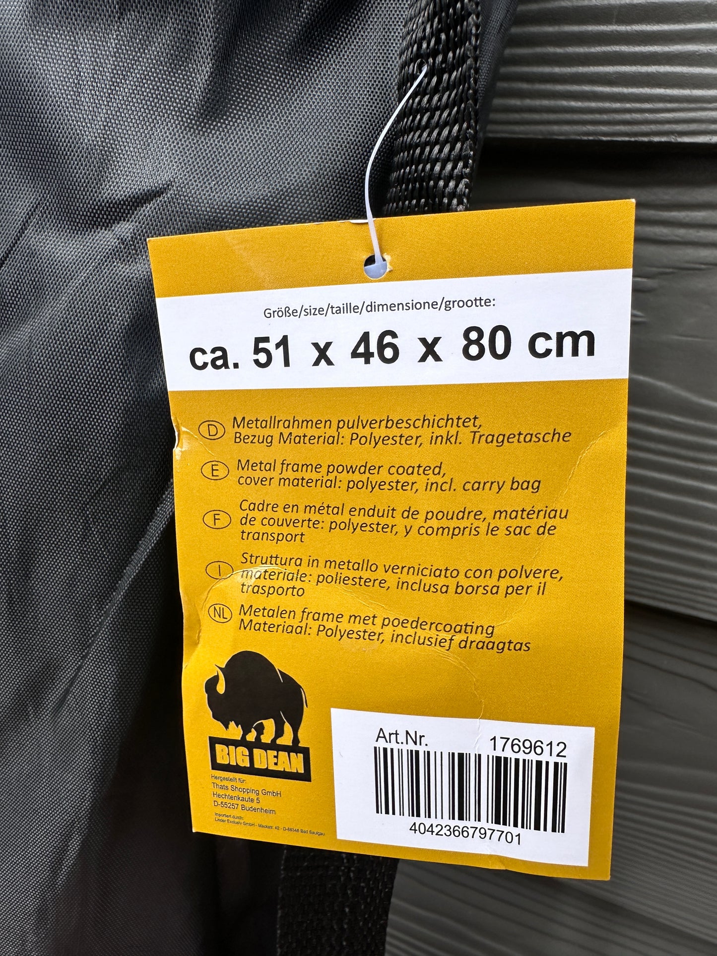 Anglersessel mit Getränkehalter Big Dean