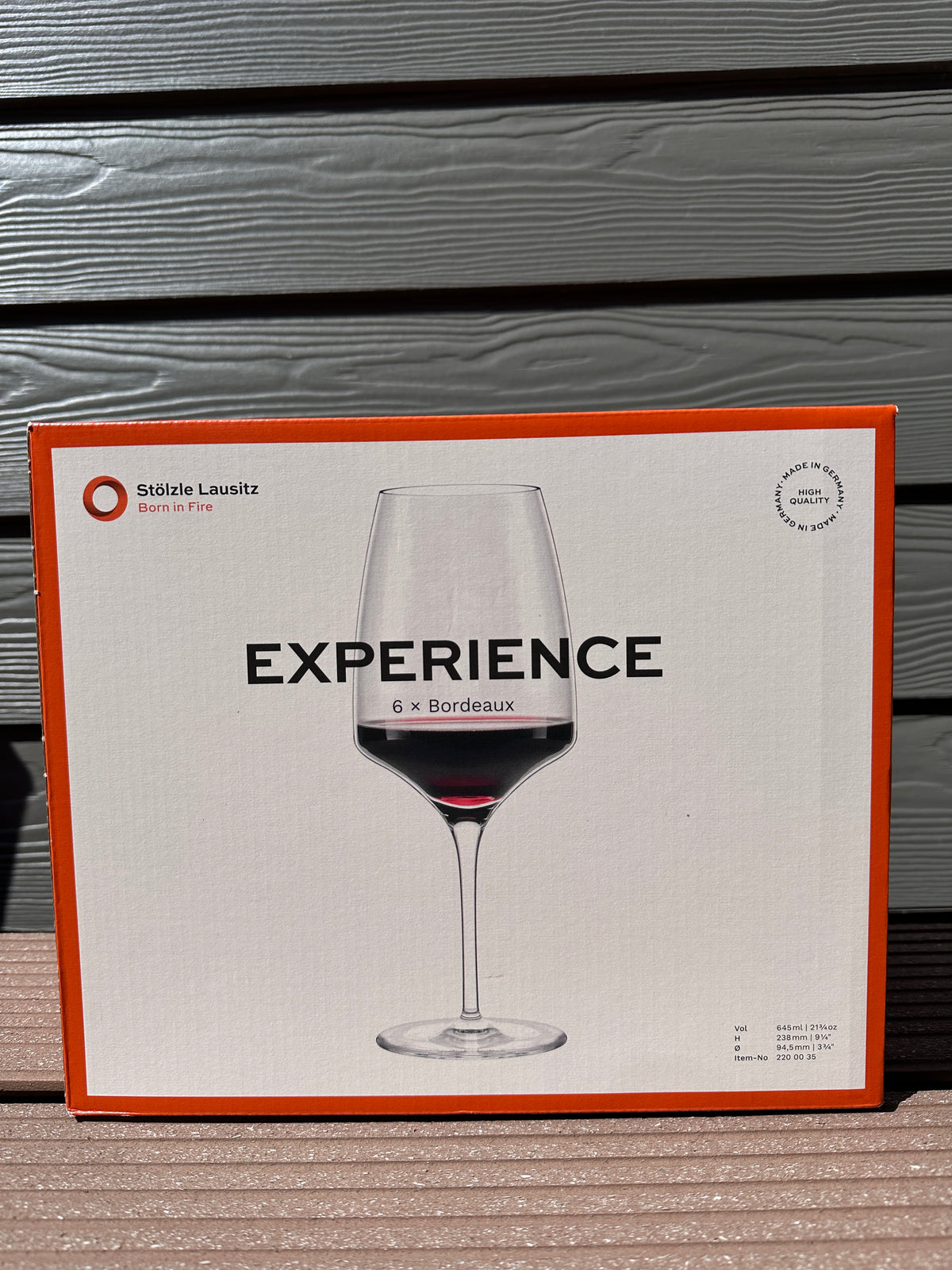 Bordeauxglas Experience Weingläser 6er Set Stölzle Lausitz