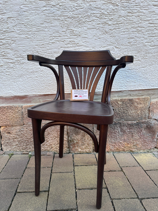Thon Bentwood Sessel Fächer altbraun Café