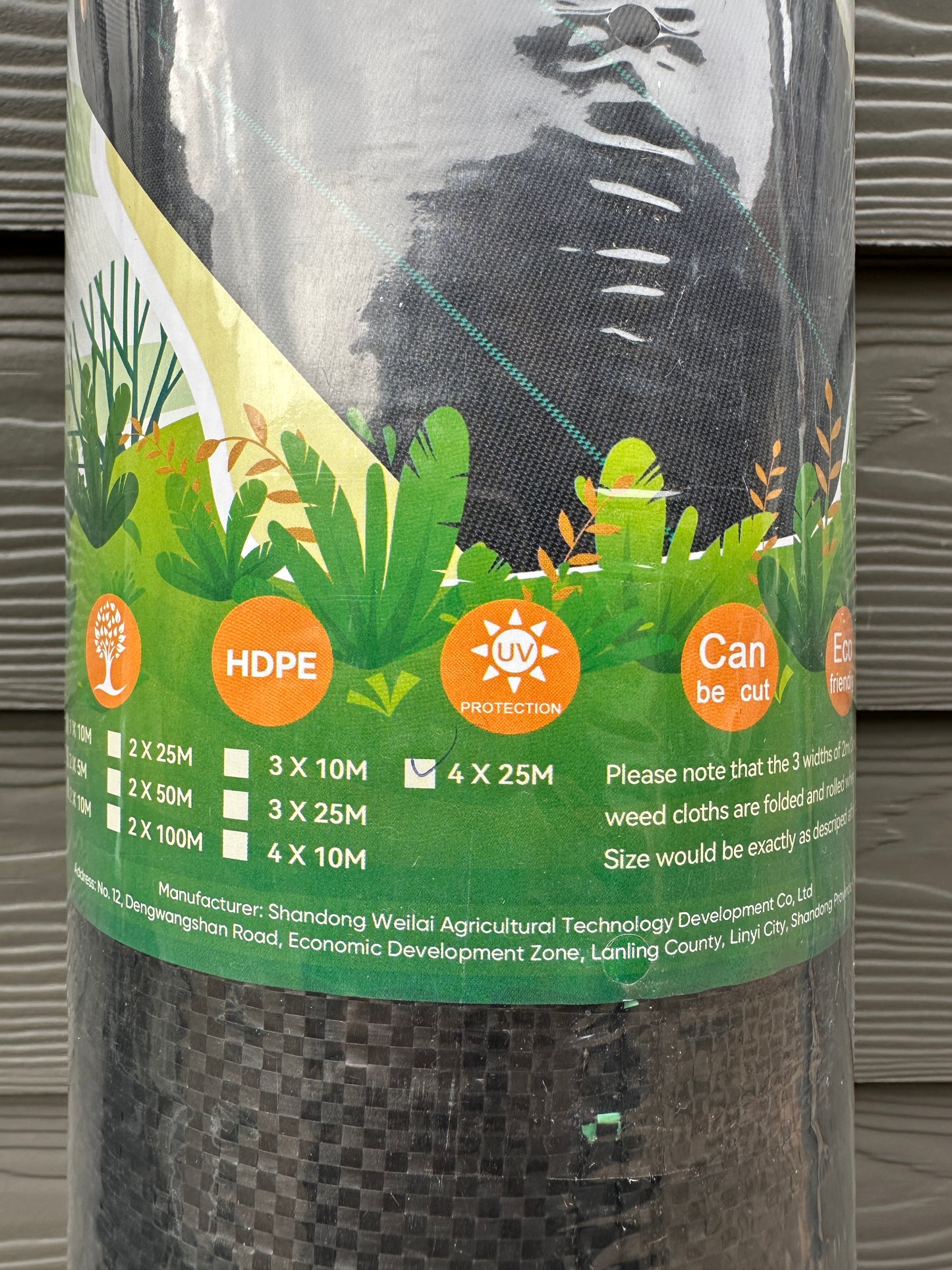 Unkrautflies 4x25M Landscape Fabric