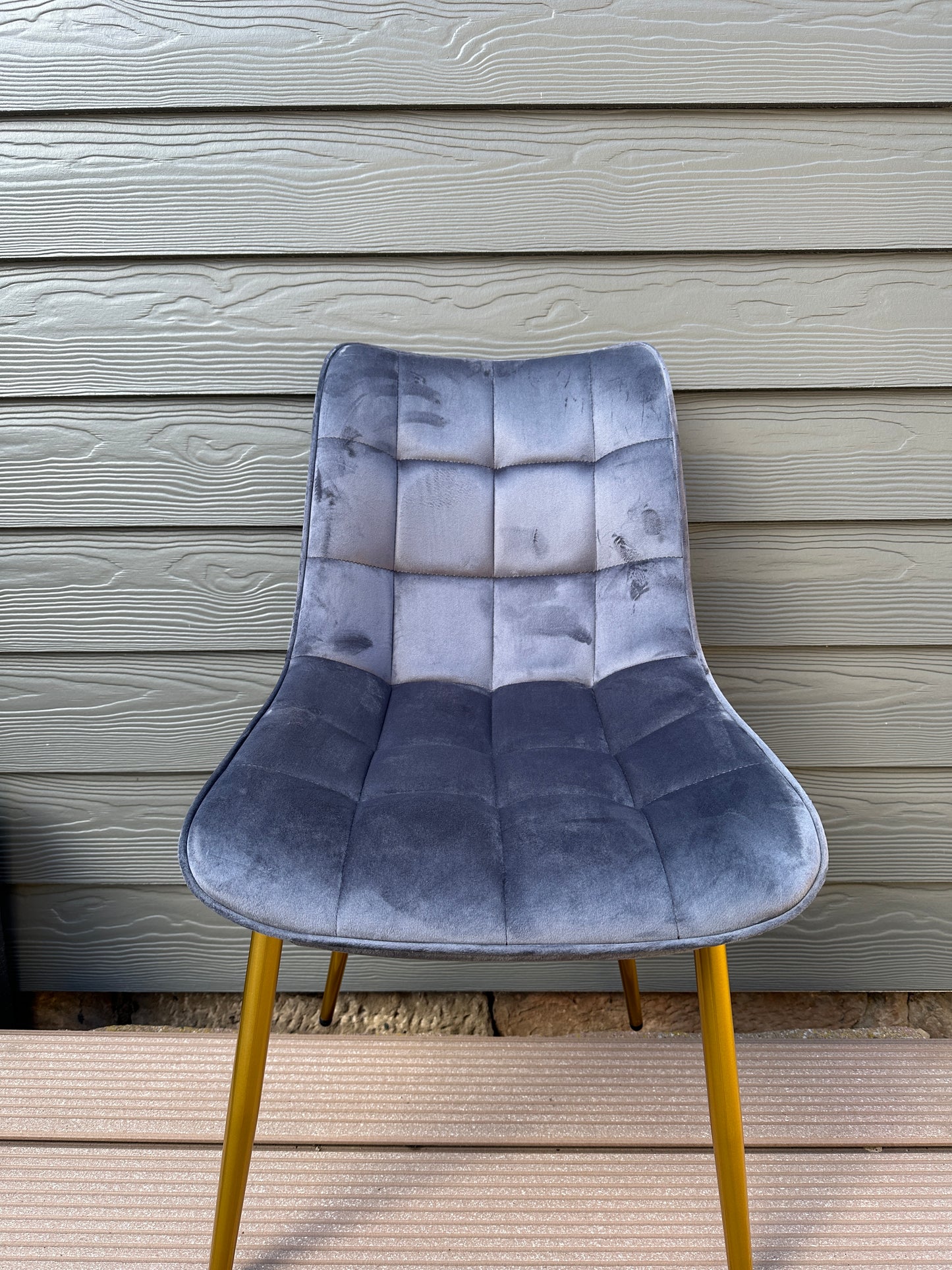 WOLTU Esszimmerstuhl grau 2er Set