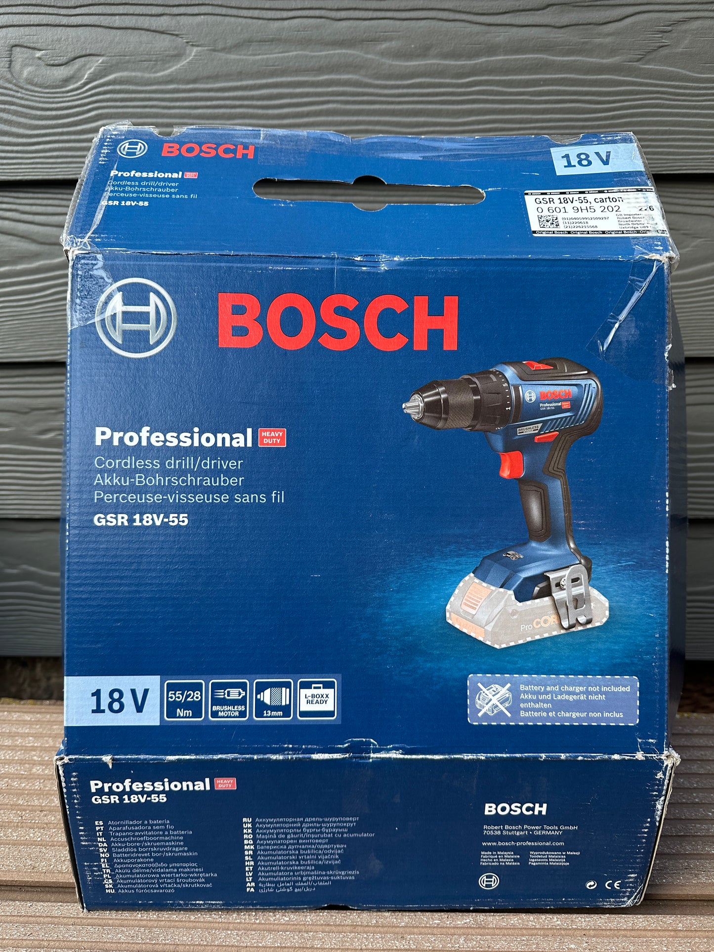 Akku-Bohrschrauber Professional Bosch GSR 18V-55