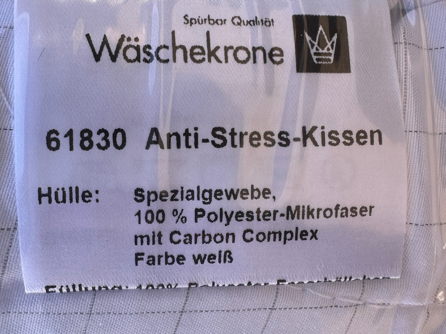 Anti-Stress Kissen Wäschekrone 60x80 cm
