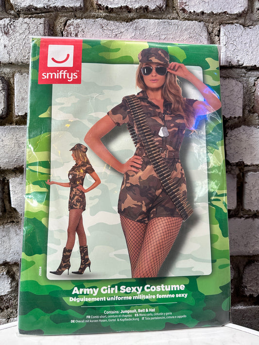 Army Girl Kostüm Smiffy's
